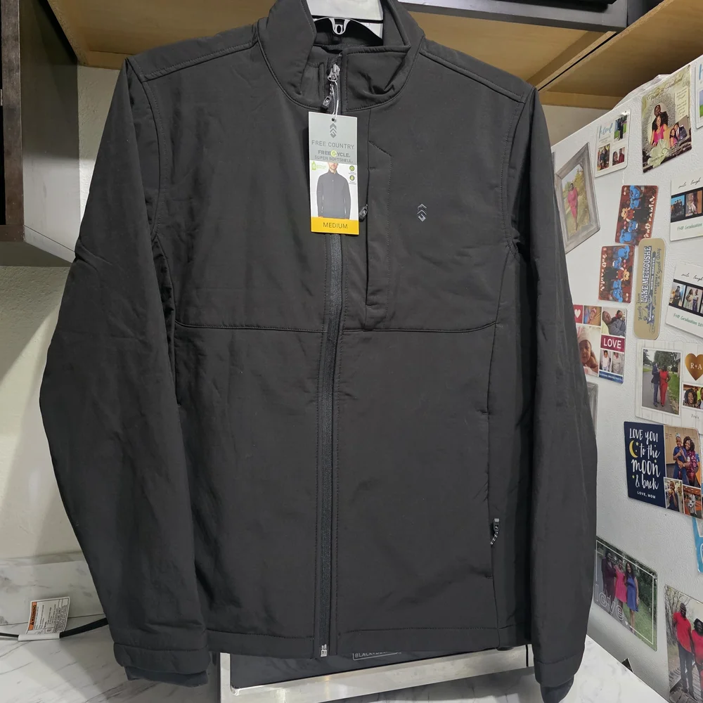 Do Not Buy Free Country Men's Black Performance Jacket Size Medium